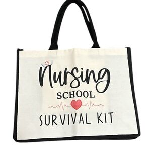 Nursing school survival kit tote for everyday use